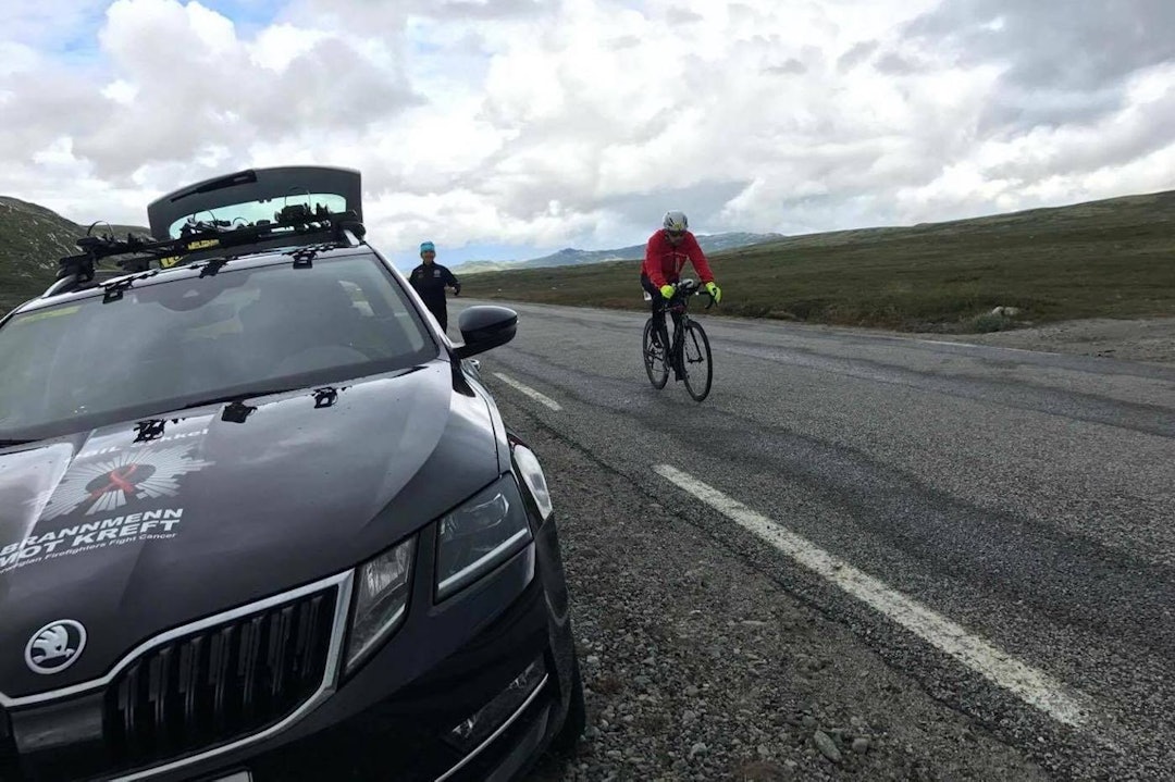 GOD KONDIS: Henrik Litland ble nummer 89 under Norseman Xtreme Triathlon i august. Foto: Privat Henrik Litland - NXTRI 2017 - Foto Privat 1400x933