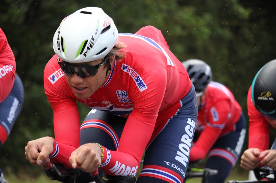 7.PLASS: Edvald Boasson Hagen er bare delvis fornøyd med EM-tempoen. Foto: NCF EDvald EM NCF 1400x933