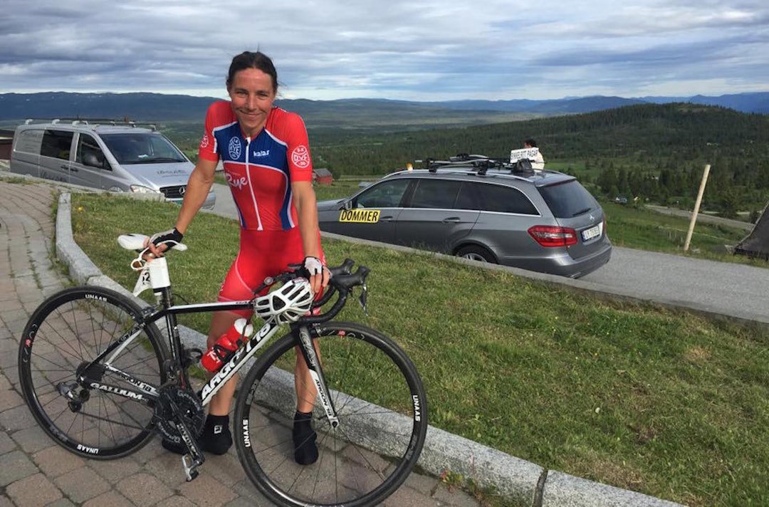 TILBAKE: Kristin Flack fra SK Rye er tilbake i Tour de Hallingdal også i år, og har så langt hatt klippekort på pallen. Foto: Børge Jensen Kristin Falck - TdH Stage 4 - Børge Jensen 1400x924