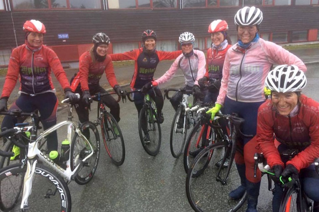 VÆRHARDT: Med base i Trondheim nytter det ikke å være redd for dårlig vær. Fellestreningene går tirsdag og torsdag uansett. Foto: Berit Gjelten Fellestrening Trondheim 2017 - Foto Berit Gjelten 1400x933
