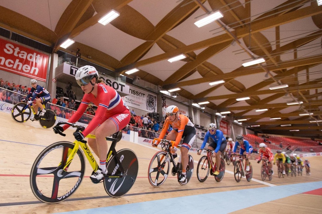 Bane-EM 2015: Anita Yvonne Stenberg leverte bra under bane-EM allerede for halvannet år siden. Foto: UEC Bane EM Anita 2015 - Foto UEC 1400x933