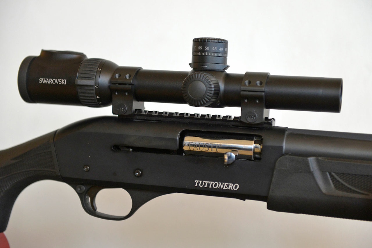 Swarovski Z8i 1-8x24 har et retikkel som er svært interessant – hvis du knekker koden med å bruke det til hagleskyting. Swarovski Z8i 1-8x24 haglesikte test
