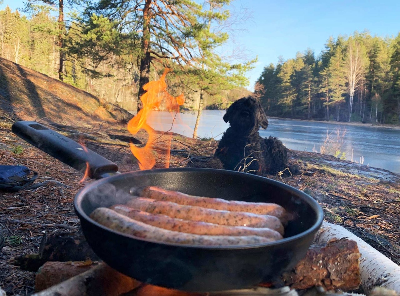 Fett på tur: Fiskars Hardface stekepanner egner seg meget bra til turbruk – især de minste modellene.