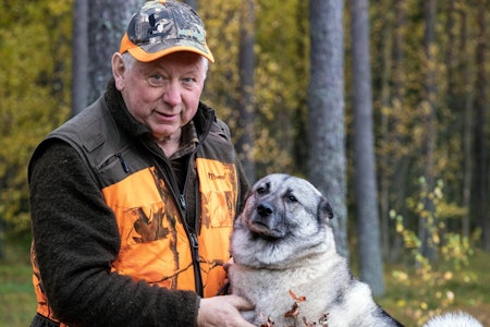 Løshund: Jan Erik Olbergsveen sverger til løshund under ettersøk. Hunden vil alltid følge det dyret som er skadd.