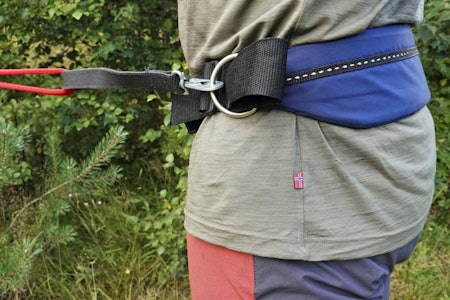 Avlastning: Gaupa magebelte gir på en enkel måte avlastning både til hender og rygg når du håndterer hunden. Test av Gaupa magebelte