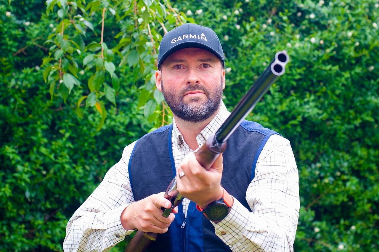 Gir resultater: Marcus Bjärneroth har store forventinger til Garmins hjelpemiddel for hagleskytterne. leirdueskyting, bli bedre med hagle, hagleskyting