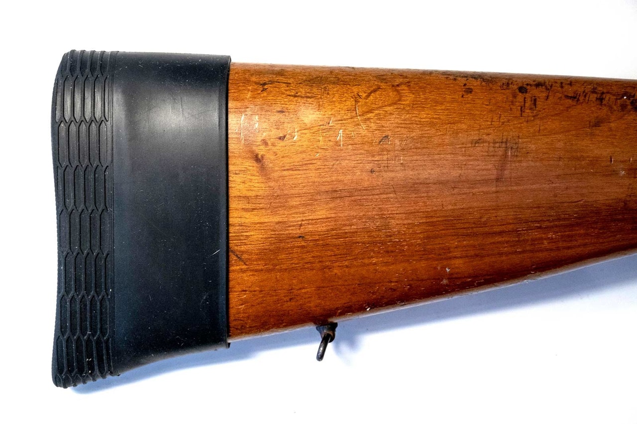 Gummikalosj: Nordic Recoil forlenger kolben med 2,1 cm og gir rekyldemping. Test kolbekappe