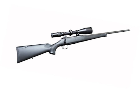 Sauers økonomimodell: 100 Classic XT Rifla Sauer 100 Classic XT sett fra siden på hvit bakgrunn