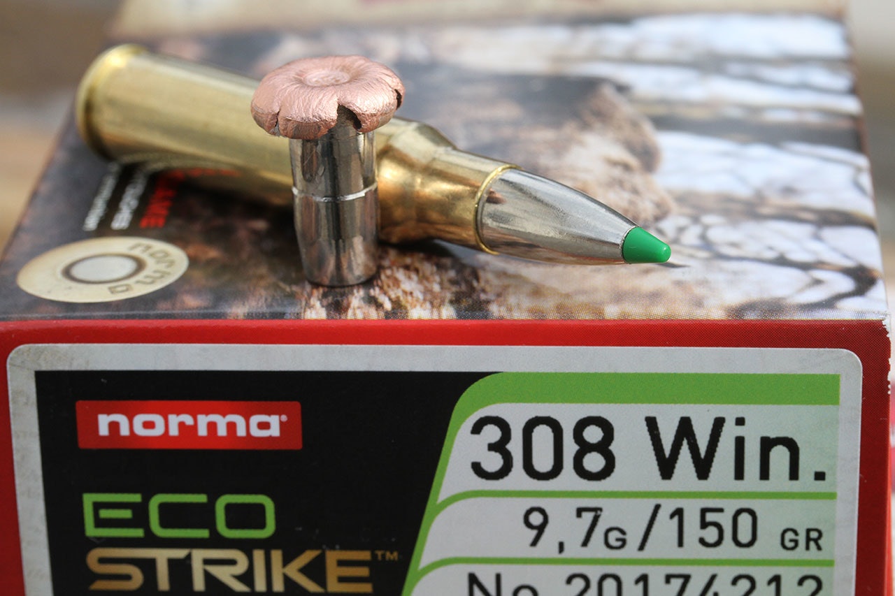 Norma Ecostrike og andre monolittiske kuler uten bly vil være det eneste du kan jakte med i Danmark etter 2023. (Ill.foto: Abraham N. Grimstvedt) patron rifle rifleammunisjon norma ecostrike