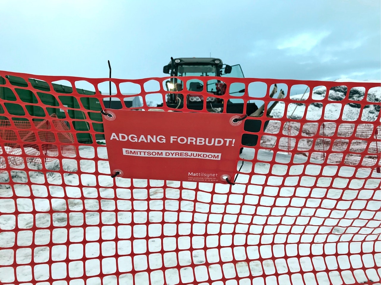 Mattilsynet responderte raskt ved funnet på Hardangervidda, og innførte tiltak basert på erfaringene fra Nordfjella. (Foto: Mattilsynet) Mattilsynet stengte ned i Nordfjella skrantejsuke skrantesyke