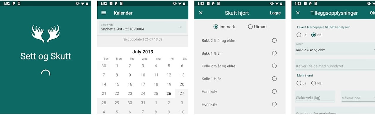 Du bør oppdatere appen «Sett og skutt» før høstens jakt.  Du bør oppdatere appen «Sett og skutt» før høstens jakt.