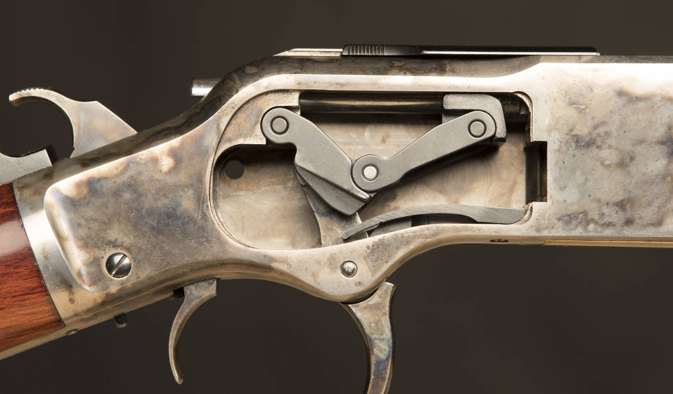 Mekanismen på Winchester 1873 Short Rifle