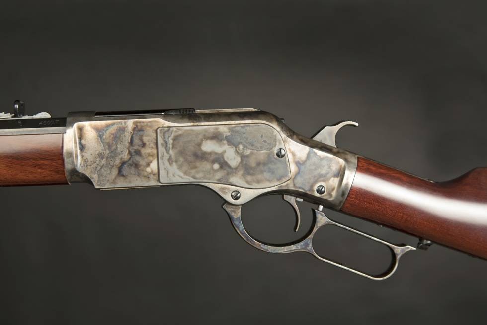 Låsekassen på Winchester 1873 Short Rifle
