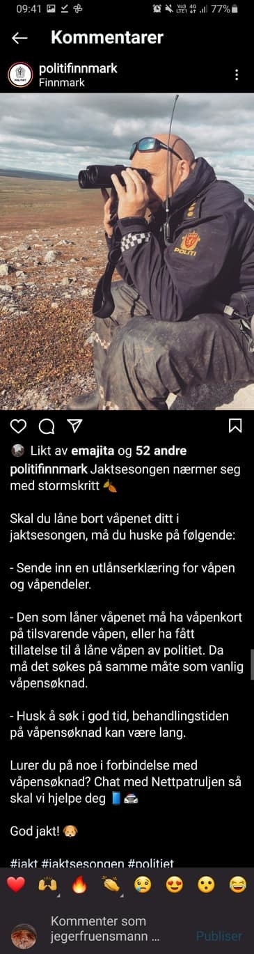 Politiet oppklarer forvirring rundt utlån av våpen | Jakt og samfunn