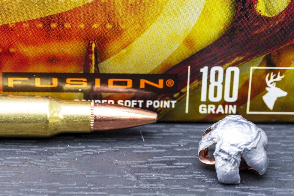 Federal 180 Fusion patron og kule i .308