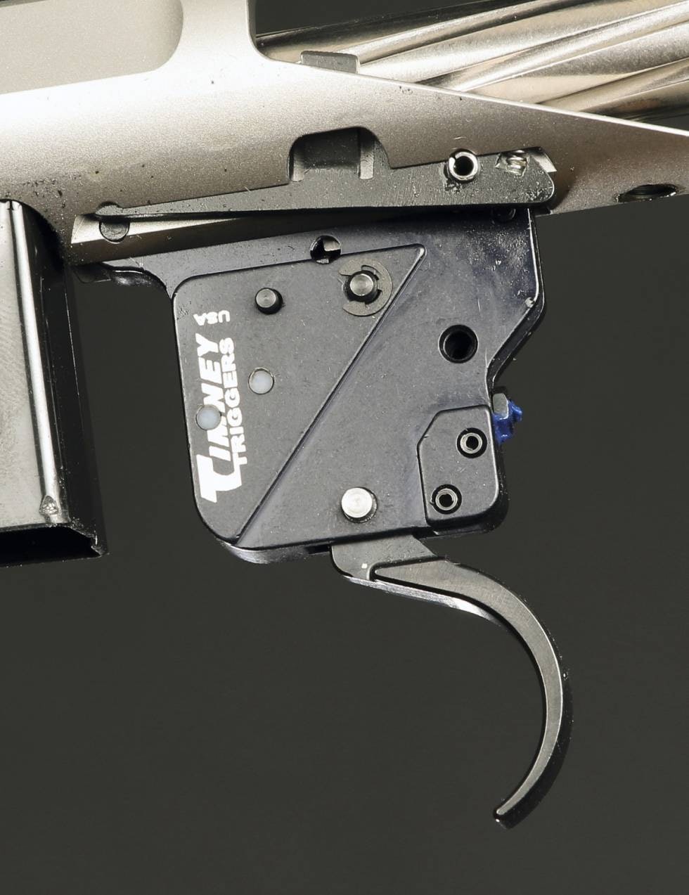 AVTREKK: Timney leverer avtrekket, som er direkte og justerbart på vekt Avtrekkeren på Barrett Fieldcraft rifle