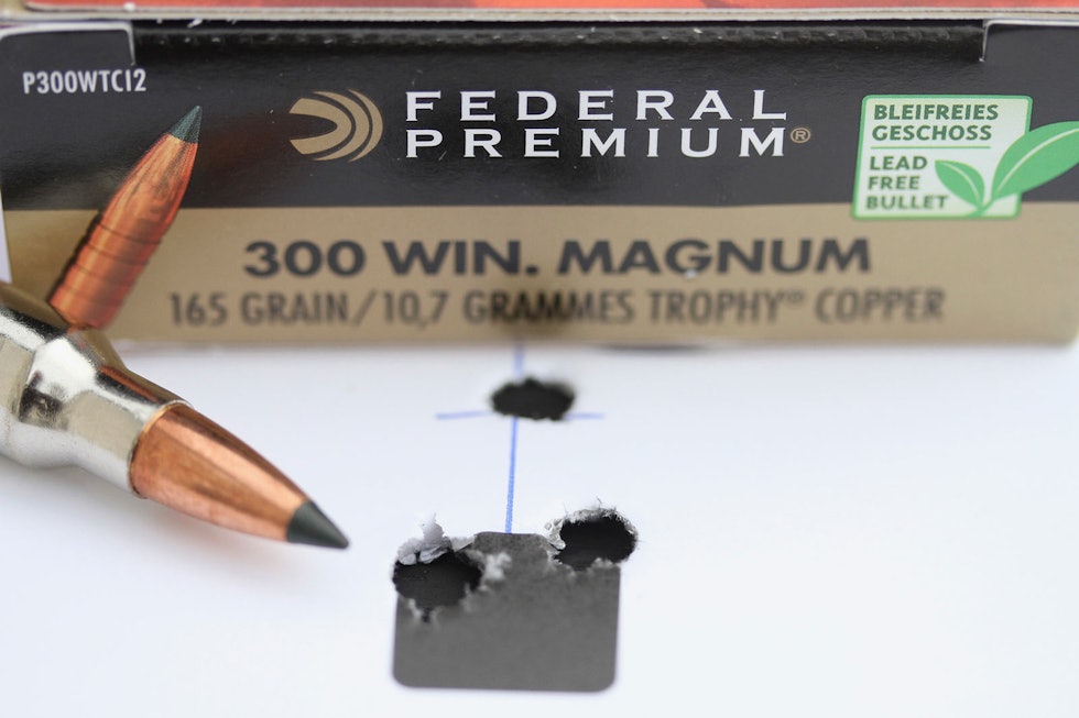 Magnumpatronene 7 mm Remington Magnum, .300 Winchester Magnum og .338 Winchester Magnum