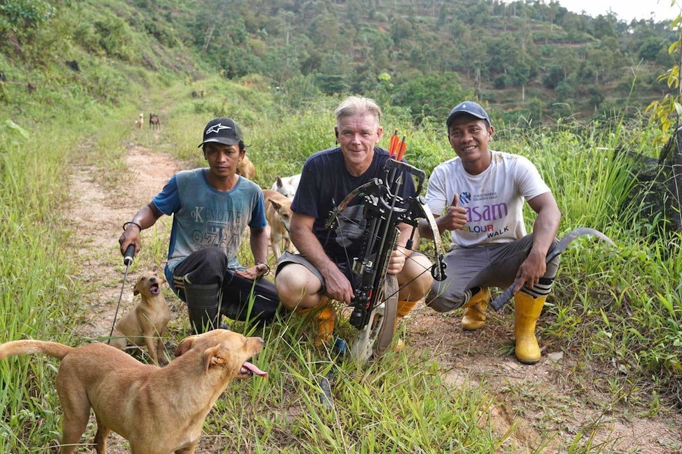 Avveksling: De ansatte synes jakt er kjekt istedenfor plenklipping og hogst. Villsvinjakt-i-Malaysia-10
