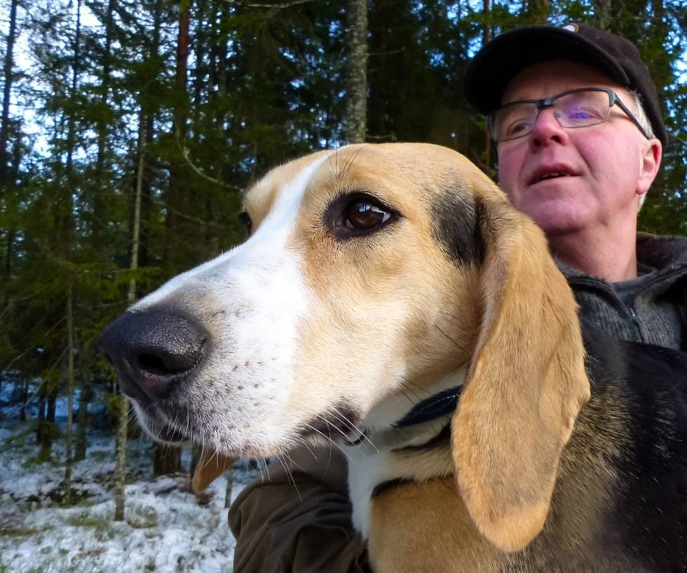 DUNKER: Tanja med eier Øystein.