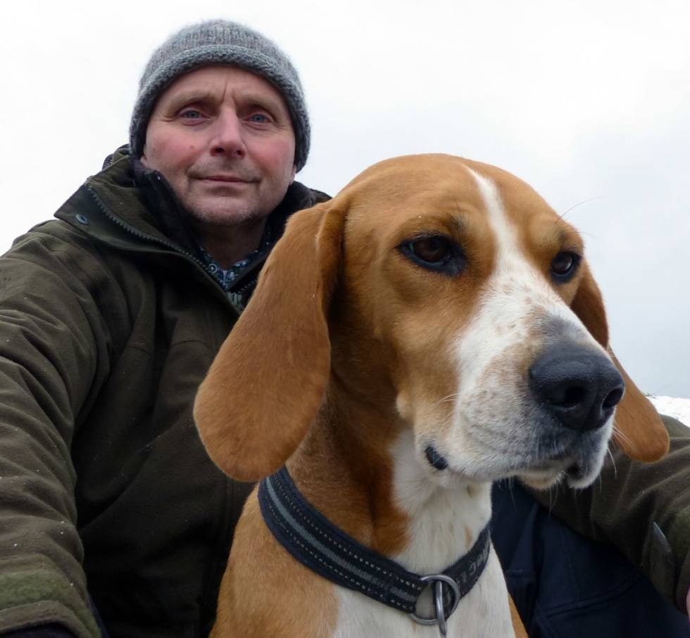 HYGENHUND; Vilja med eier Roger Bakkerud HYGENHUND; Vilja med eier Roger Bakkerud