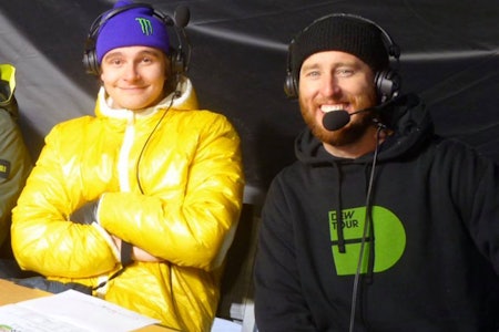 PODCAST: Vi har besøk av Ferdinand Dahl i studio. Her er han sammen med freeski-legenden Tom Wallisch. Foto: Privat Ferdinand Dahl