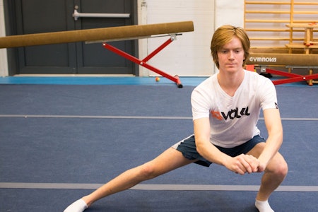 VIKTIG TRENING: Her er det Felix Usterud som trener for å være på gang til sesongstarten. Foto: Luke Allen VIKTIG TRENING: Her er det Felix Usterud som trener for å være på gang til sesongstarten. Foto: Luke Allen