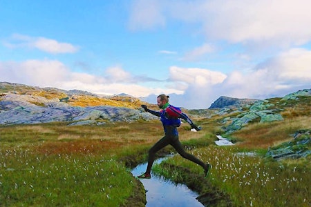 Vegard Engesli underveis på Gullrute forrige helg. Foto: Gjermund Nordskar gullruta vegard engesli