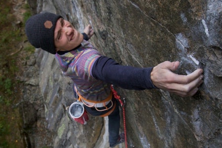 Thilo Schröter på Agnes buen (9a) i Sørkedalen utenfor Oslo. Foto: Henning Wang Thilo Schröter på Agnes buen (9a) i Sørkedalen utenfor Oslo. Foto: Henning Wang