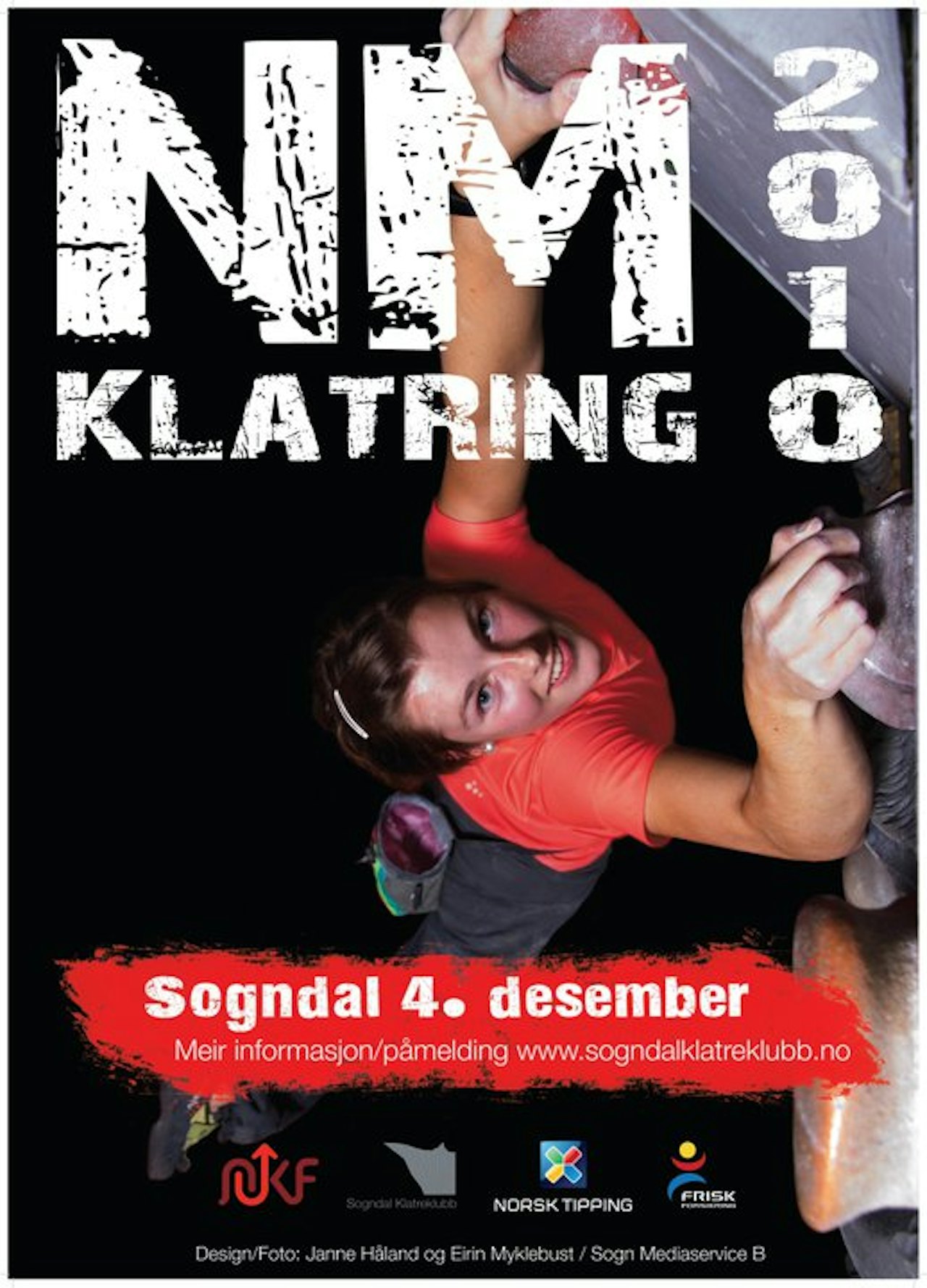 Årets NM-plakat. På bildet: Ragnhild Eriksrud. 