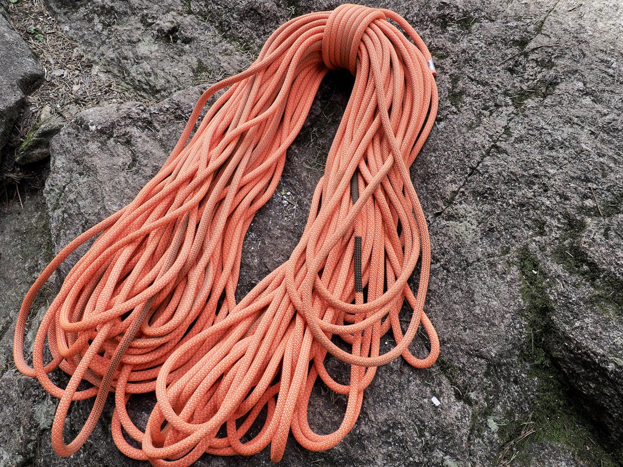 PETZL VOLTA: Et mykt og smidig tau som er lett å klatre med. Foto: Lisa Kvålshaugen Bjærum Petzl Volta klatretau