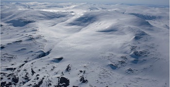 Heimdalshøe sett fra nord. Foto: Marte Stensland Jørgensen. / Trygge toppturer. Heimdalshøe sett fra nord. Foto: Marte Stensland Jørgensen. / Trygge toppturer.