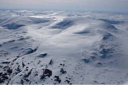 Heimdalshøe sett fra nord. Foto: Marte Stensland Jørgensen. / Trygge toppturer. Heimdalshøe sett fra nord. Foto: Marte Stensland Jørgensen. / Trygge toppturer.