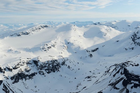 Gorsačohkka fra nord. Foto: Rune Dahl / Toppturer rundt Narvik. Gorsačohkka fra nord. Foto: Rune Dahl / Toppturer rundt Narvik.