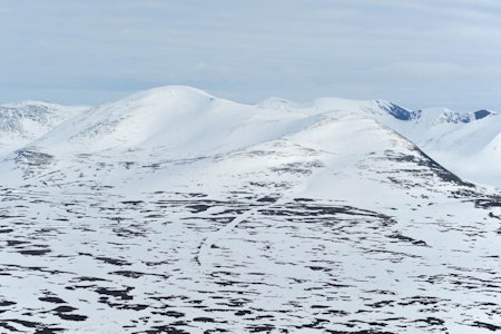 Pallentjåkka från nordøst. Foto: Rune Dahl / Toppturer rundt Narvik.
