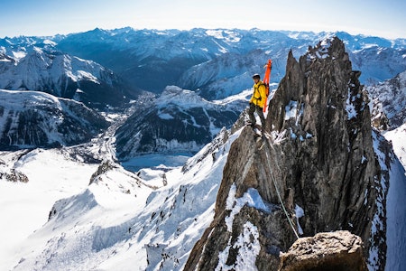 NY FILM: Se Nikolai Schirmer herje i Chamonix. Foto: Privat