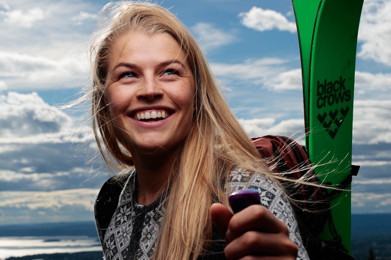 OL-GULL?: Hedvig Wessel satser for fullt mot OL 2018 - samtidig som hun herjer i norske frikjøringskonkurranser. Foto: Lars Myhren Holand