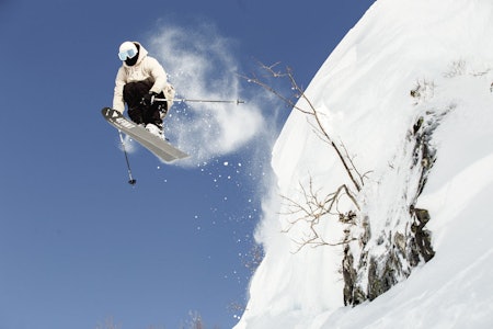 HJEMMEBANE FOR EN BERGENSER: Benjamin Forthun i aksjon hjemme i Eikedalen skisenter like utenfor Bergen. Foto: Alric Ljunghager Benjamin Forthun i Eikedalen