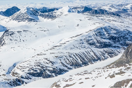 Veslesmeden sett fra sørøst. Foto: Espen Schive/Toppturer i Norge Veslesmeden Topptur Rondane
