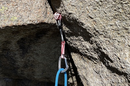 Lett sak: Black Diamond Camalot har vært markedsleder i mange år. Dette er den nye lettvektsutgaven. Den er lettere, dyrere og veldig bra. Foto: Dag Hagen Test av Black Diamond Camalot Ultralight