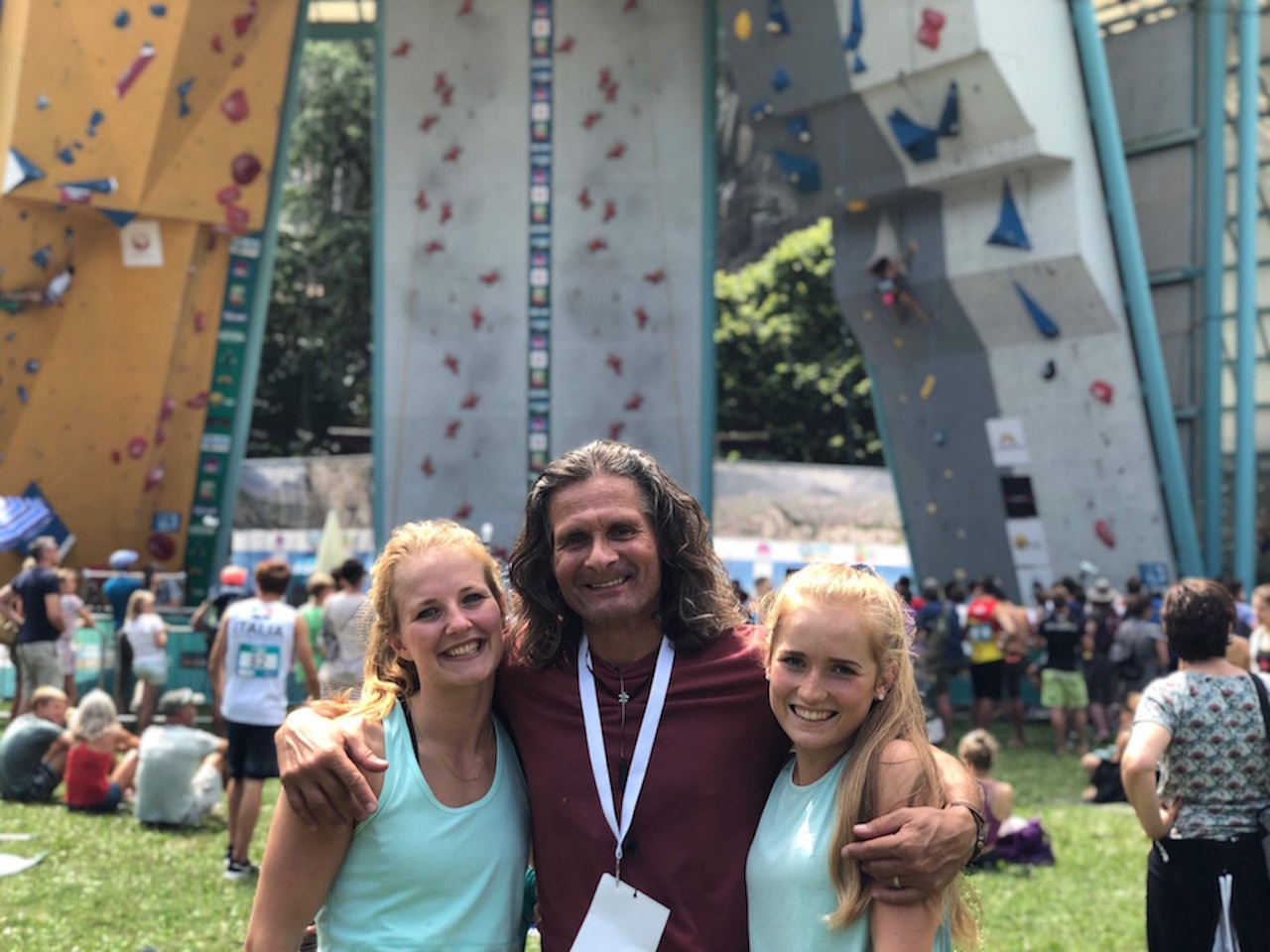 Det norske laget i Arco med Tina Hafsaas t.v, coach Nicki Horak og Mia Wollebæk Det norske laget i Arco med Tina Hafsaas t.v, coach Nicki Horak og Mia Wollebæk