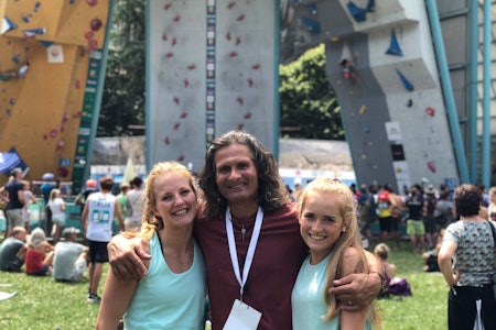 Det norske laget i Arco med Tina Hafsaas t.v, coach Nicki Horak og Mia Wollebæk Det norske laget i Arco med Tina Hafsaas t.v, coach Nicki Horak og Mia Wollebæk