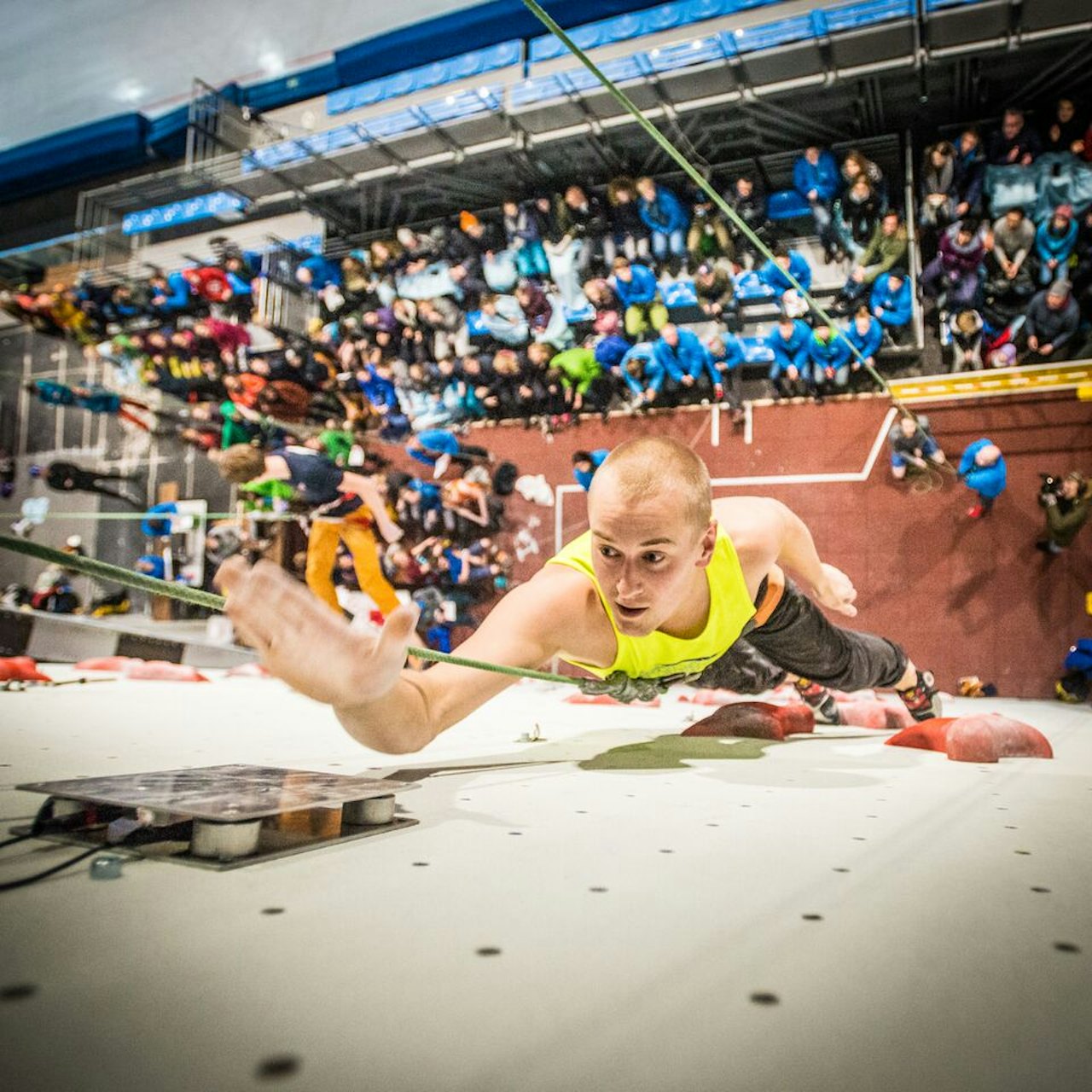 Arne Tjøstheim i aksjon. Foto: Øyvind Salvesen