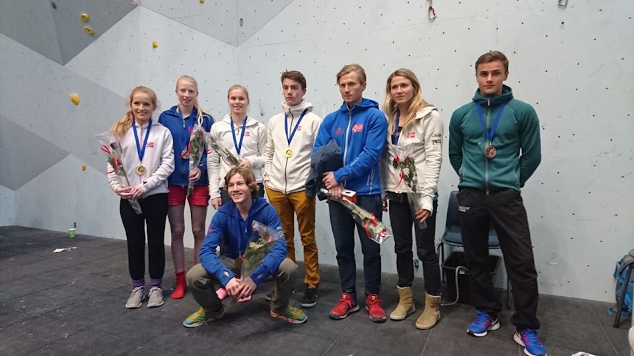 Alle de norske medaljevinnerene. Foto: Thor-Henrik Kvandahl