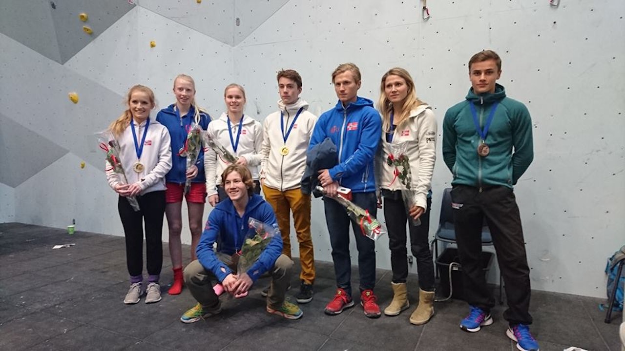 Alle de norske medaljevinnerene. Foto: Thor-Henrik Kvandahl Alle de norske medaljevinnerene. Foto: Thor-Henrik Kvandahl