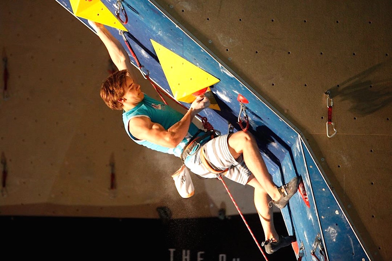 Jakob Heber Norum klatrer til gull under europacupen i Stavanger i 2013. Foto: Ulf Hansen Jakob Heber Norum klatrer til gull under europacupen i Stavanger i 2013. Foto: Ulf Hansen