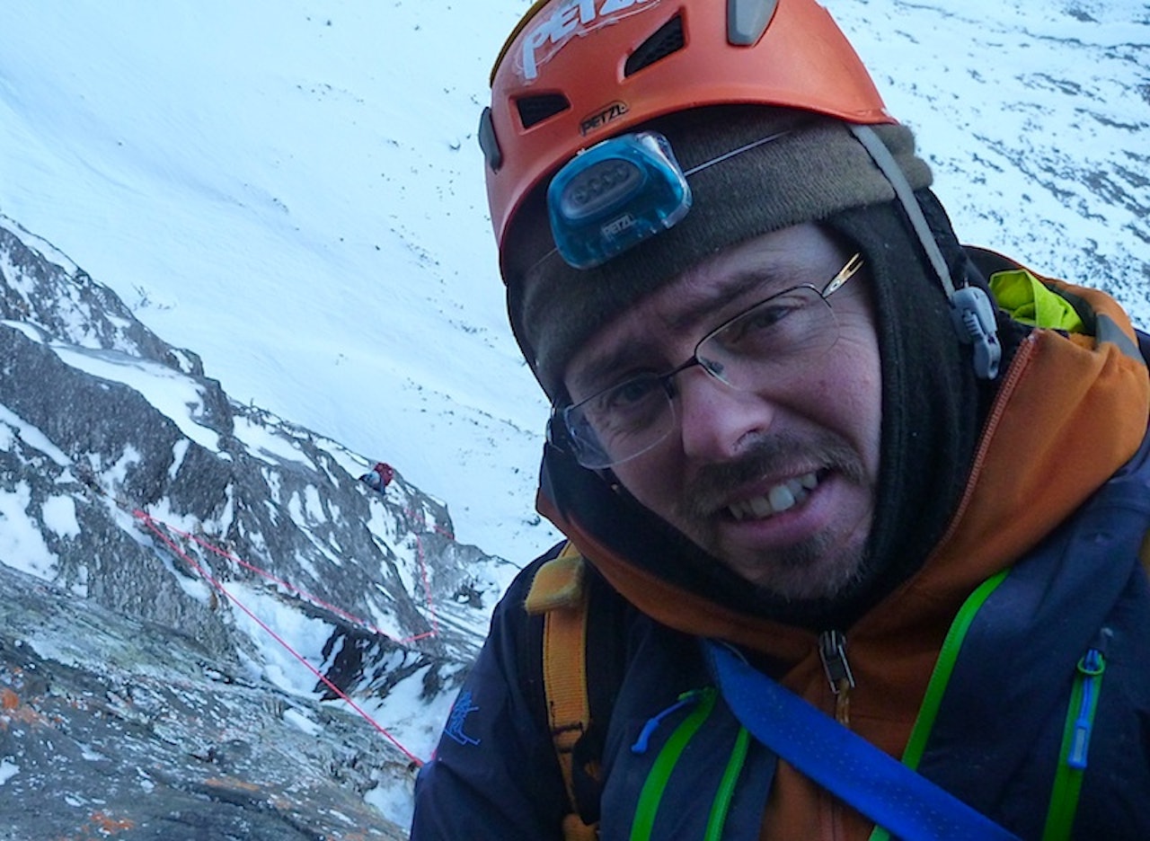 Andy Kirkpatrick – en real fjellklatrer.  Andy Kirkpatrick – en real fjellklatrer.