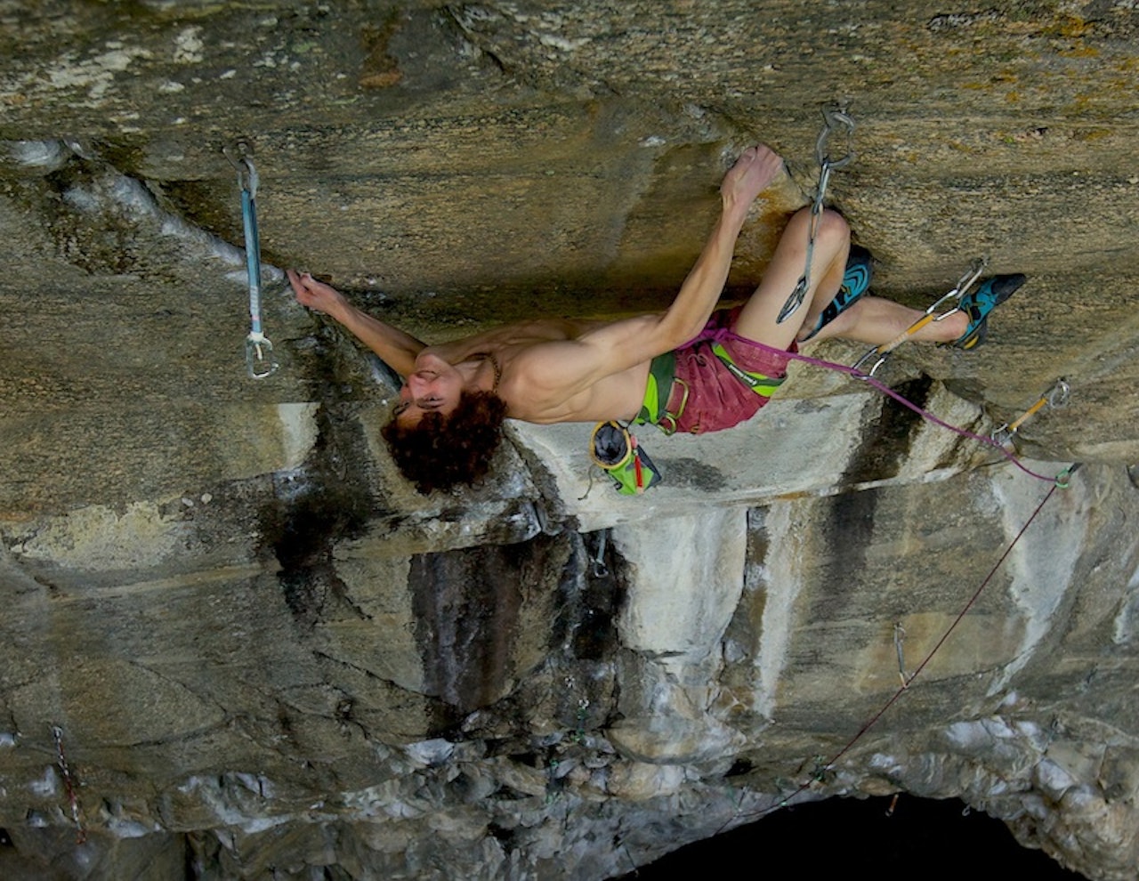 Leoline Extension (8c+) ble førstebesteget av Adam Ondra i fjor. Foto: Henning Wang Leoline Extension (8c+) ble førstebesteget av Adam Ondra i fjor. Foto: Henning Wang
