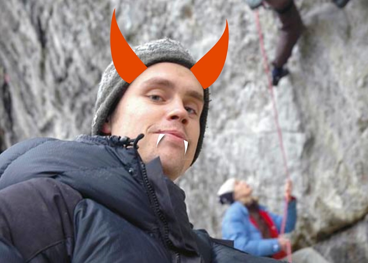 Vegard Aksnes var mye på Hell... Foto: Anders Kringstad Vegard Aksnes var mye på Hell... Foto: Anders Kringstad