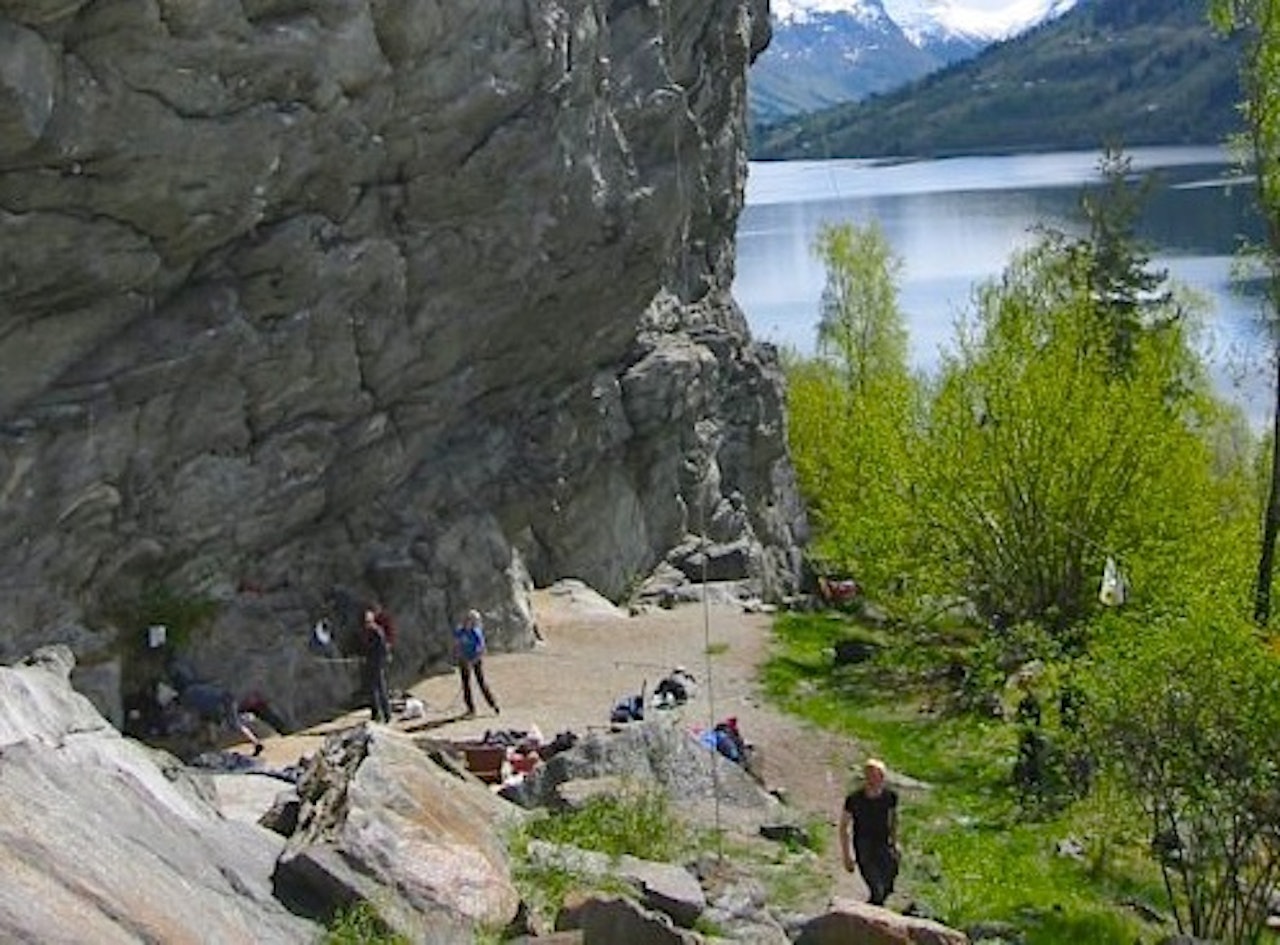 Beachen klatrefelt ved Stryn. Beachen klatrefelt ved Stryn.