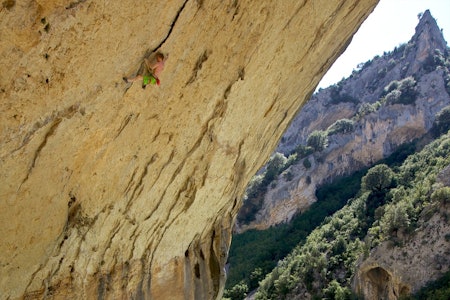 Magnus onsigher Cosi fan Tutte (8c+). Foto: Henning Wang Magnus onsigher Cosi fan Tutte (8c+). Foto: Henning Wang